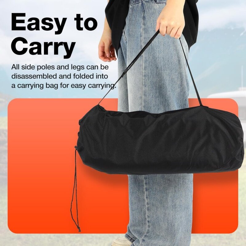 Portable Camping Cot Factory - Adults Folding Sleeping Carry Bag Wide Cot