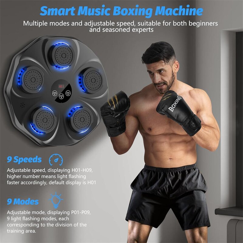 Target Music Boxing Machine Supplier - Interactive Wall Mounted Boxing Trainer