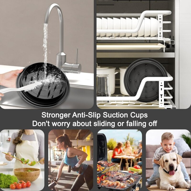 Food Processor Manufacturer - Clear Lid Black Degree Rotating Cover 3 Shredding Levels