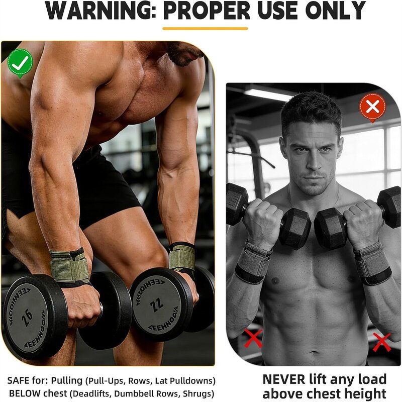 Lifting Hooks Supplier - Heavy Duty Gym Wrist Strap Hook for Deadlifts Pull-Ups