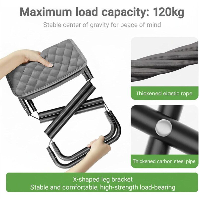 Portable Fishing Stool Supplier - Pocket Backpack Folding Camping Stools