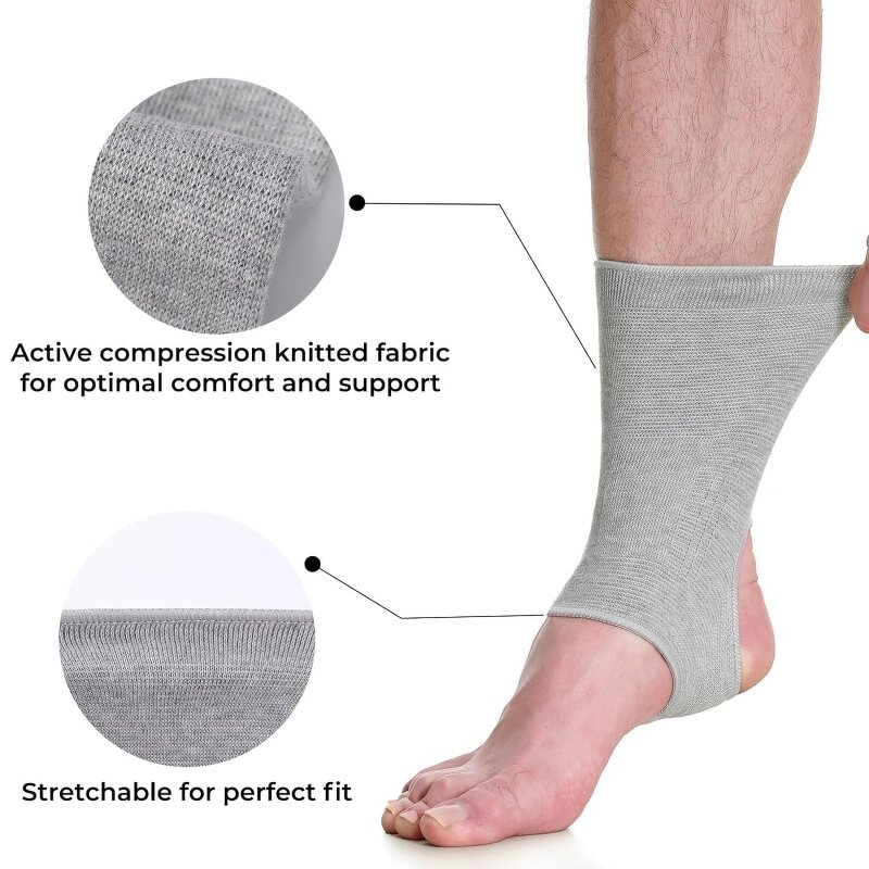 Foot Sleeves Supplier - Light Elastic Soft Knitting Basketball Ankle Support