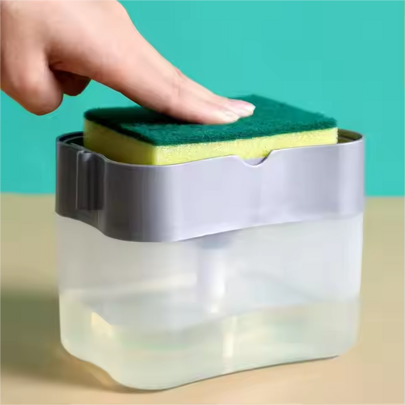 Manual Soap Dispenser Factory - Push Kitchen Dishwasher Sponge Holder