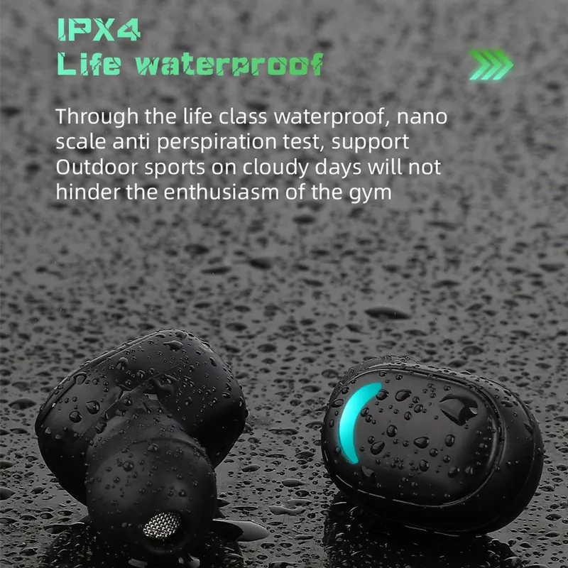 TWS Gaming Earphone Factory - In-Ear Sports Earbuds with LED Battery