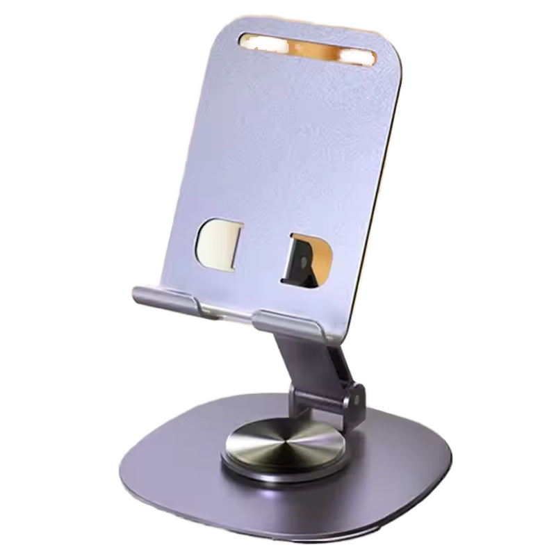 Metal Phone Stand Manufacturer - Portable 360 Rotation Foldable Desktop