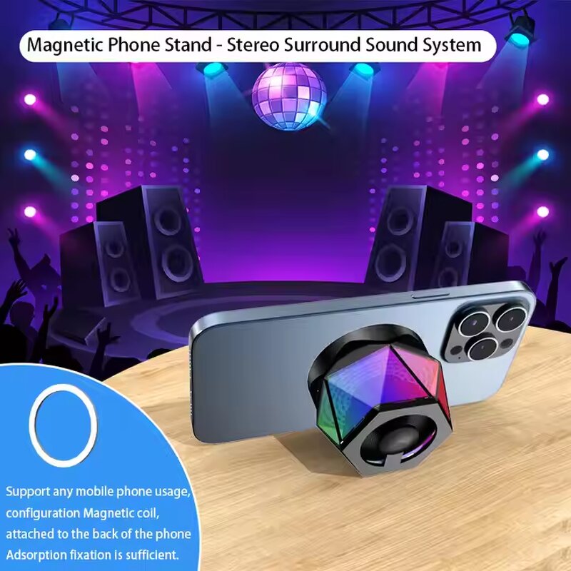 Portable TWS Speaker Manufacturer - RGB LED Light Stereo Sound Box