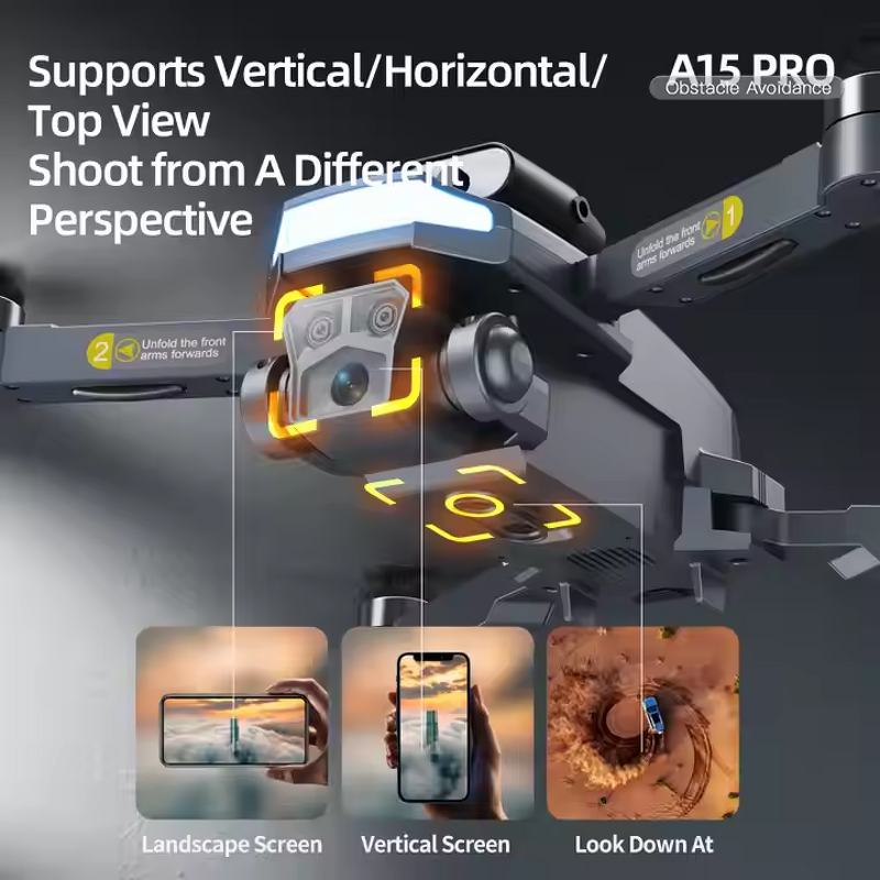 Mini Drone Factory - 4K HD Dual Cameras Obstacle Avoidance Remote Control