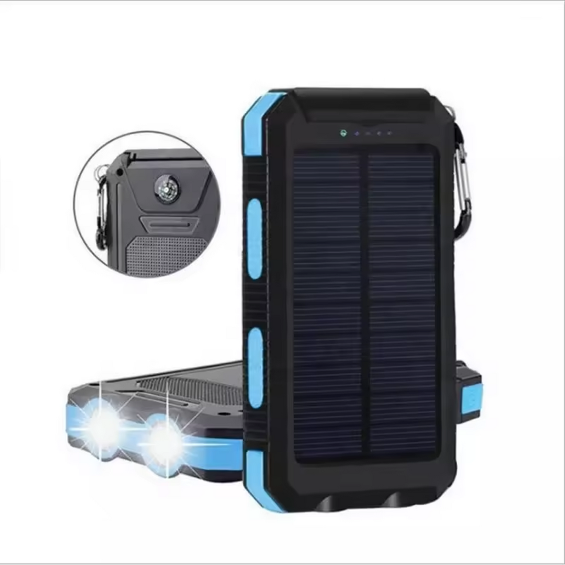 Waterproof Solar Power Bank Factory - 10000mAh Dual USB Polymer Battery