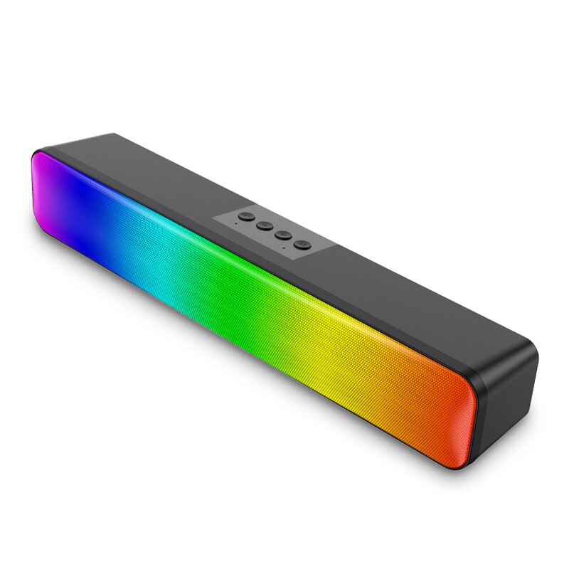 Desktop Sound Bar Factory - 10W RGB LED BT Subwoofer for Gaming