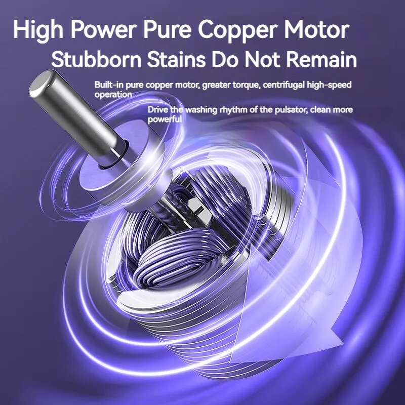 Portable Washing Machine Factory - 8L Folding Electric Spin Dry Laundry