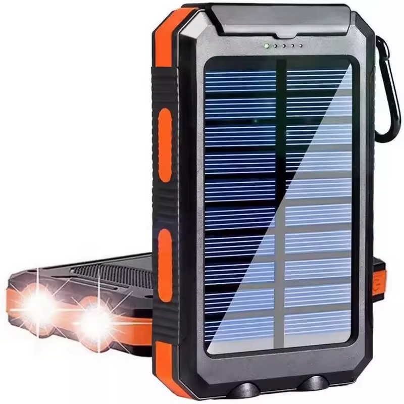 Waterproof Solar Power Bank Factory - 10000mAh Dual USB Polymer Battery