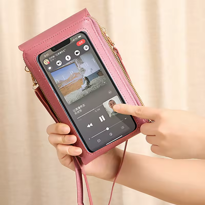 PU Phone Wallet Bag Manufacturer - Luxury Crossbody Handbags Purse Clutch