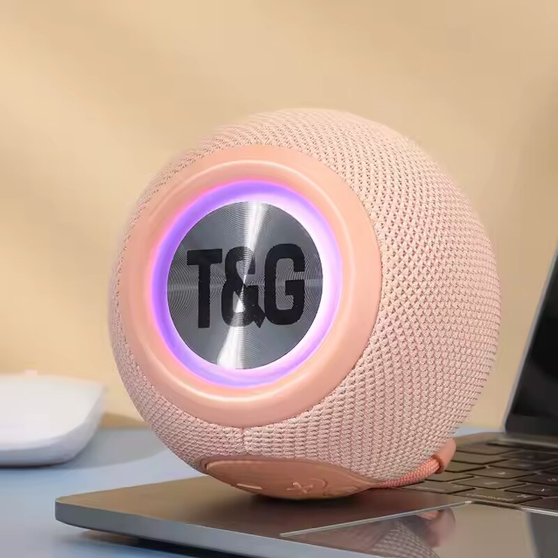 Portable BT Speaker Supplier - Mini Waterproof Fabric Bass LED Light