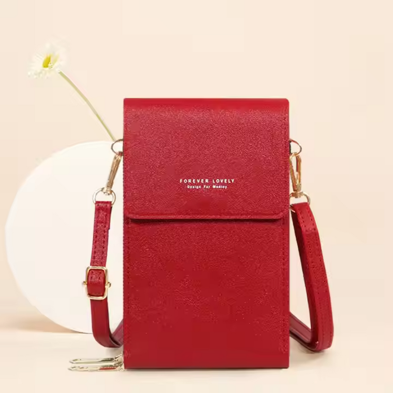 Crossbody Phone Purse Supplier - Soft Leather Strap Touch Screen Bag