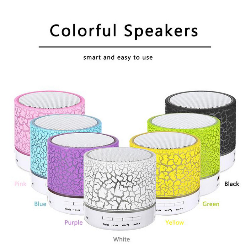 Portable Wireless Speaker Supplier - Mini USB LED Sound Box with Microphone