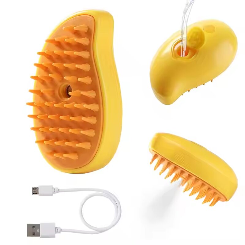 Cat Grooming Brush Factory - Multifunctional Rotating Steam Spray Comb