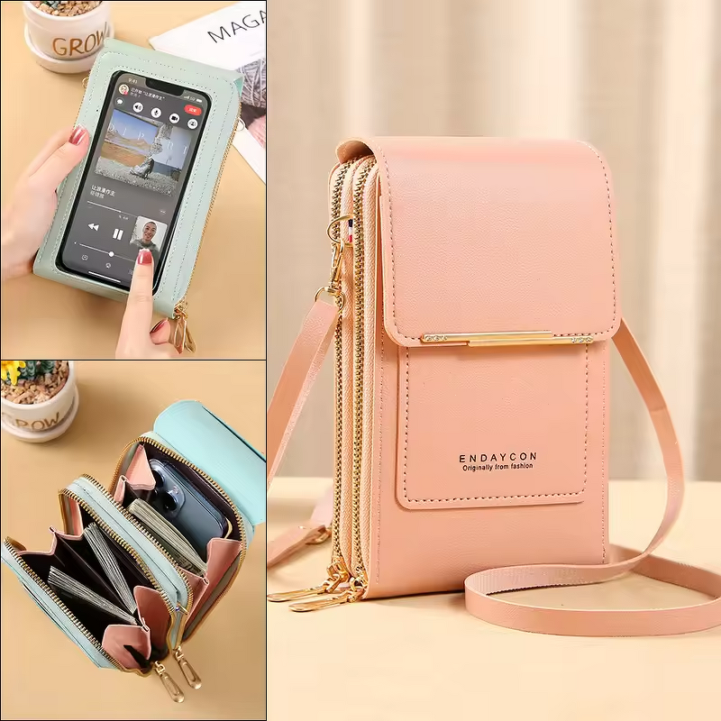 PU Phone Wallet Bag Manufacturer - Luxury Crossbody Handbags Purse Clutch