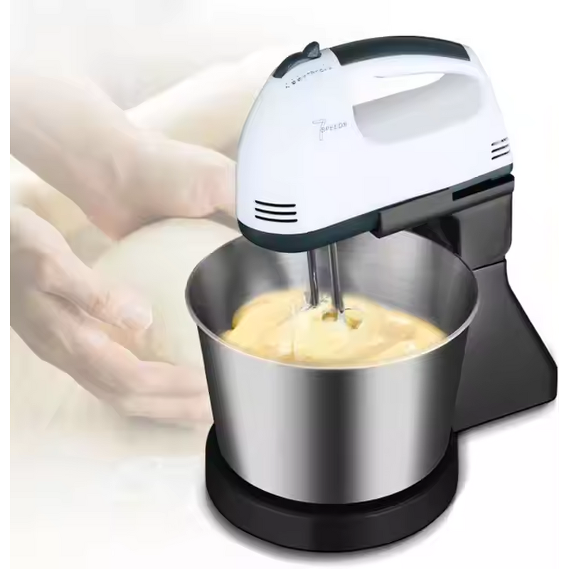 Electric Hand Mixer Factory - 7 Speed Household Egg Beater Dough Mixer