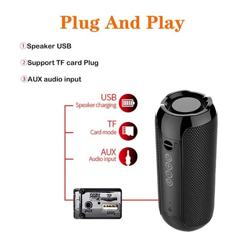 Outdoor BT Speaker Factory - Waterproof Portable Subwoofer Bass Boombox