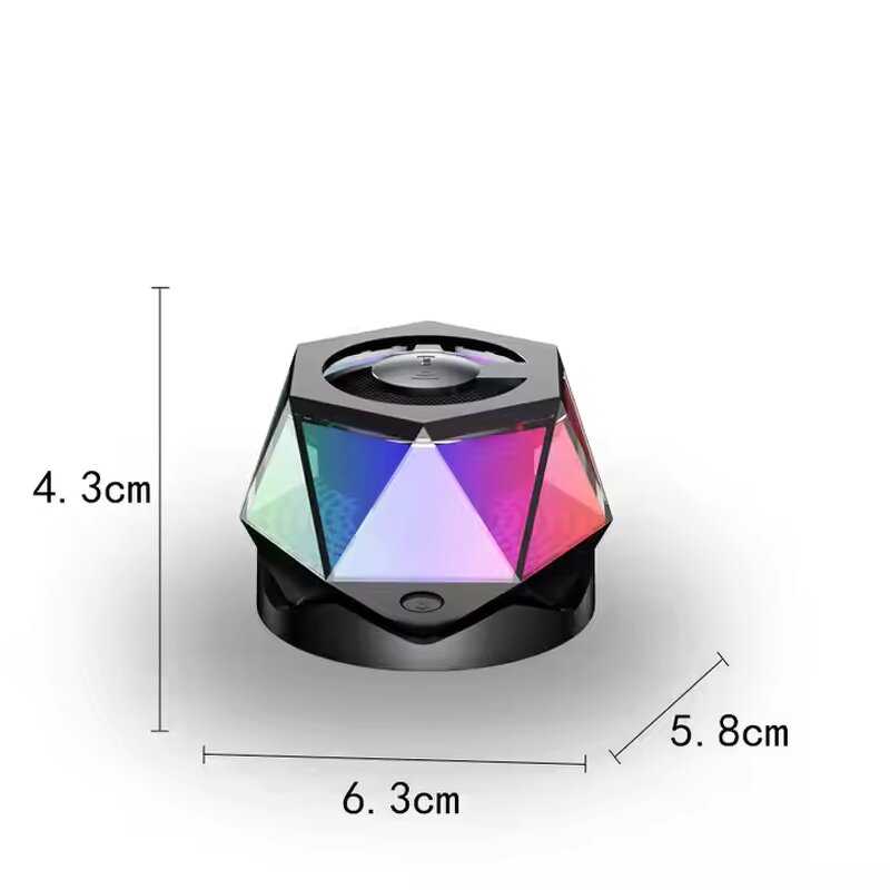 Portable TWS Speaker Manufacturer - RGB LED Light Stereo Sound Box