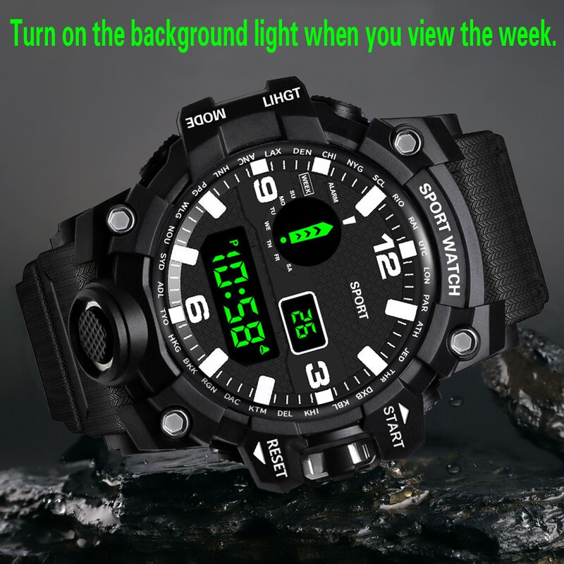 LED Sports Watch Factory - Digital Fashion Casual Silicone Band