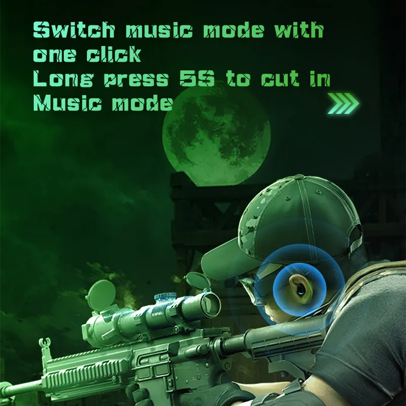 TWS Gaming Earphone Factory - In-Ear Sports Earbuds with LED Battery