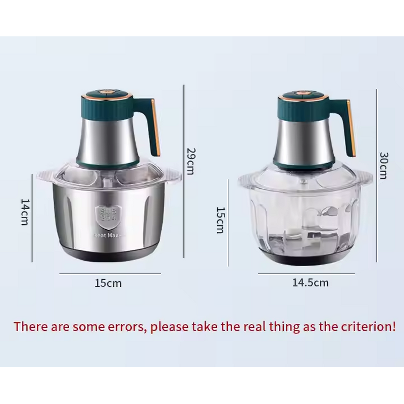 Meat Grinder Factory - 5L 500W Stainless Steel 6 Blade Home Use