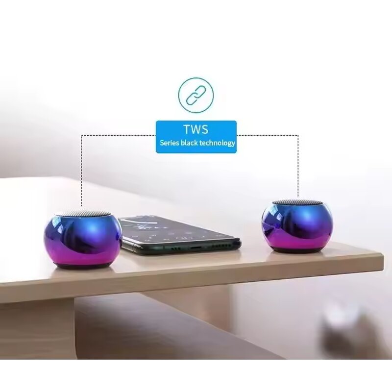 Mini Wireless Speaker Factory - 5W Rechargeable Subwoofer Metal Case