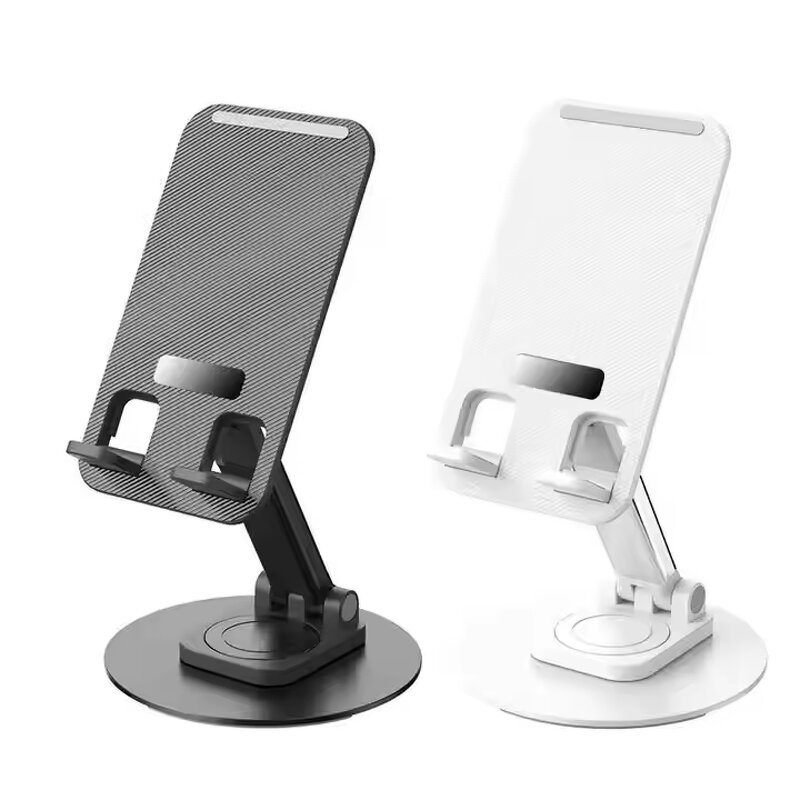 Adjustable Metal Phone Holder Manufacturer - 360 Rotating Alloy Desk Stand