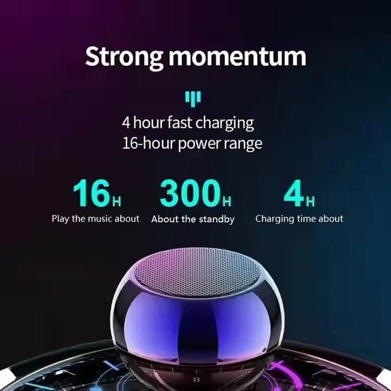 Mini Wireless Speaker Factory - 5W Rechargeable Subwoofer Metal Case