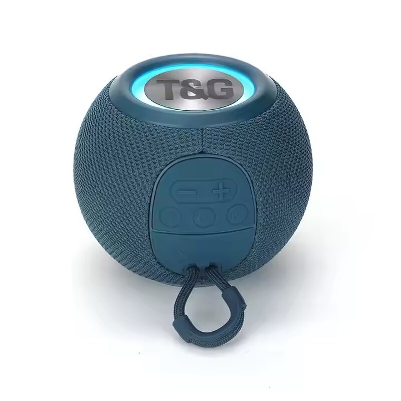 Portable BT Speaker Supplier - Mini Waterproof Fabric Bass LED Light