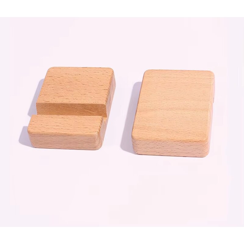 Wood Smartphone Holder Manufacturer - Natural Desktop Mobile Phone Stand