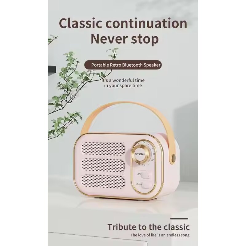 Retro BT Speaker Manufacturer - IP67 Waterproof Vintage Radio Wireless