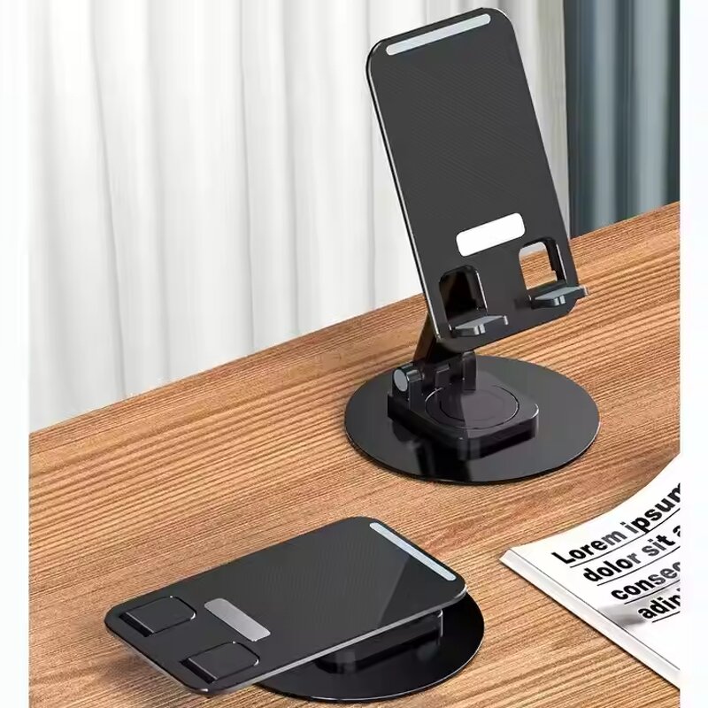 Adjustable Metal Phone Holder Manufacturer - 360 Rotating Alloy Desk Stand
