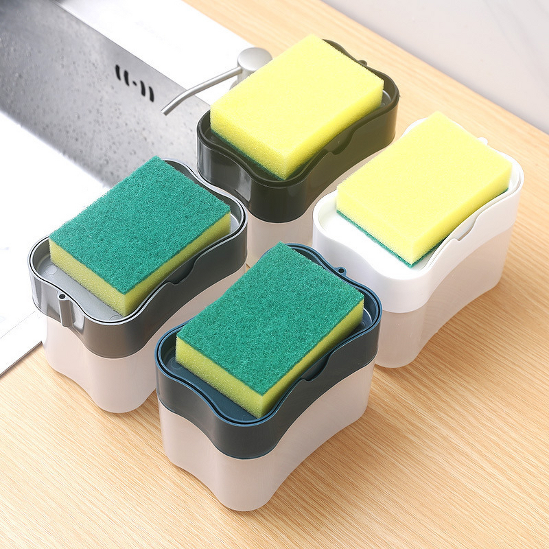 Manual Soap Dispenser Factory - Push Kitchen Dishwasher Sponge Holder