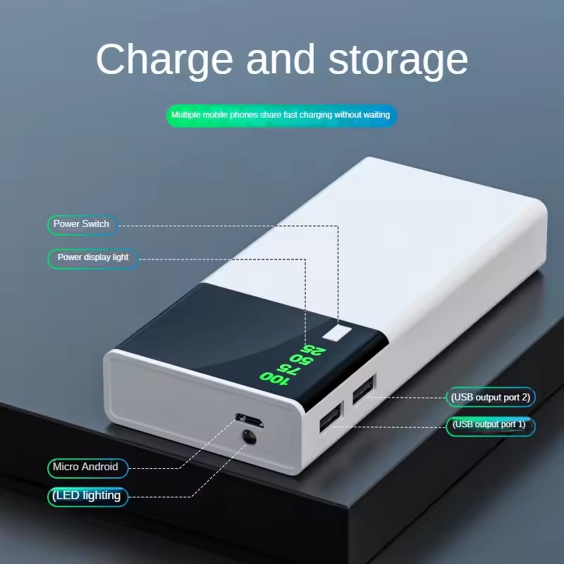 Solar Power Bank Factory - 4 in 1 20000mAh Waterproof USB Charger