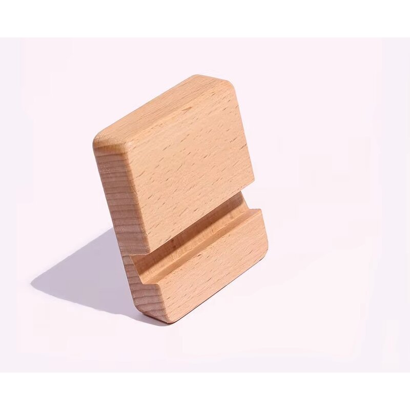 Wood Smartphone Holder Manufacturer - Natural Desktop Mobile Phone Stand