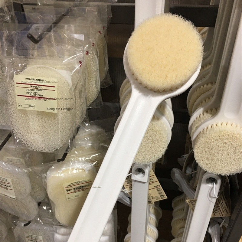 Back Cleaning Brush Factory - Long-Handle Sisal Hair Exfoliating