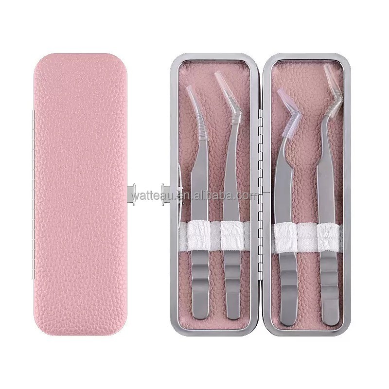 Lash Applicator Set Factory - Rose Gold Stainless Steel Tweezers
