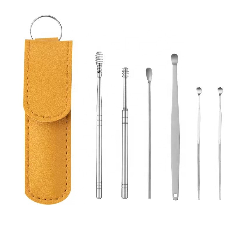 Earwax Cleaning Kit Factory - Innovative 6pcs Spring Steel