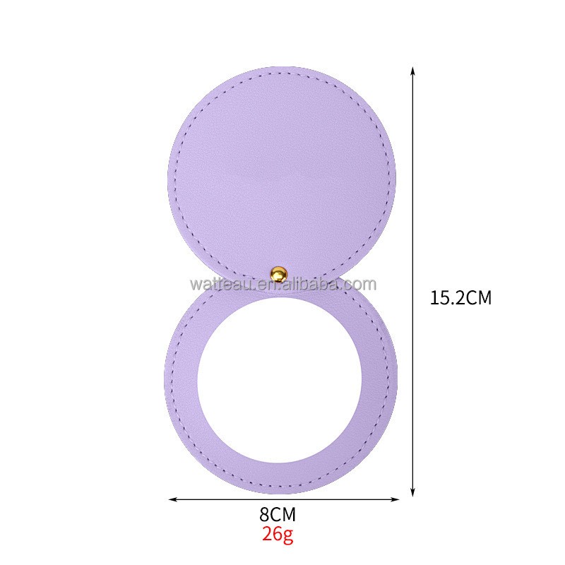 Pocket Mirror Factory - OEM Pink Round Makeup Mirror