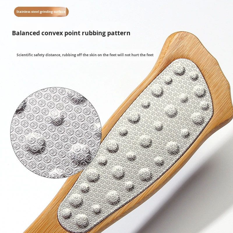 Foot Grinder Factory - Natural Bamboo Stainless Steel File