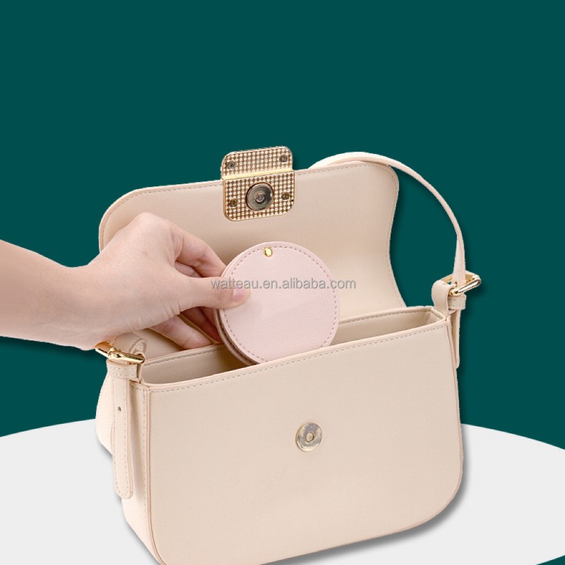 Pocket Mirror Factory - OEM Pink Round Makeup Mirror