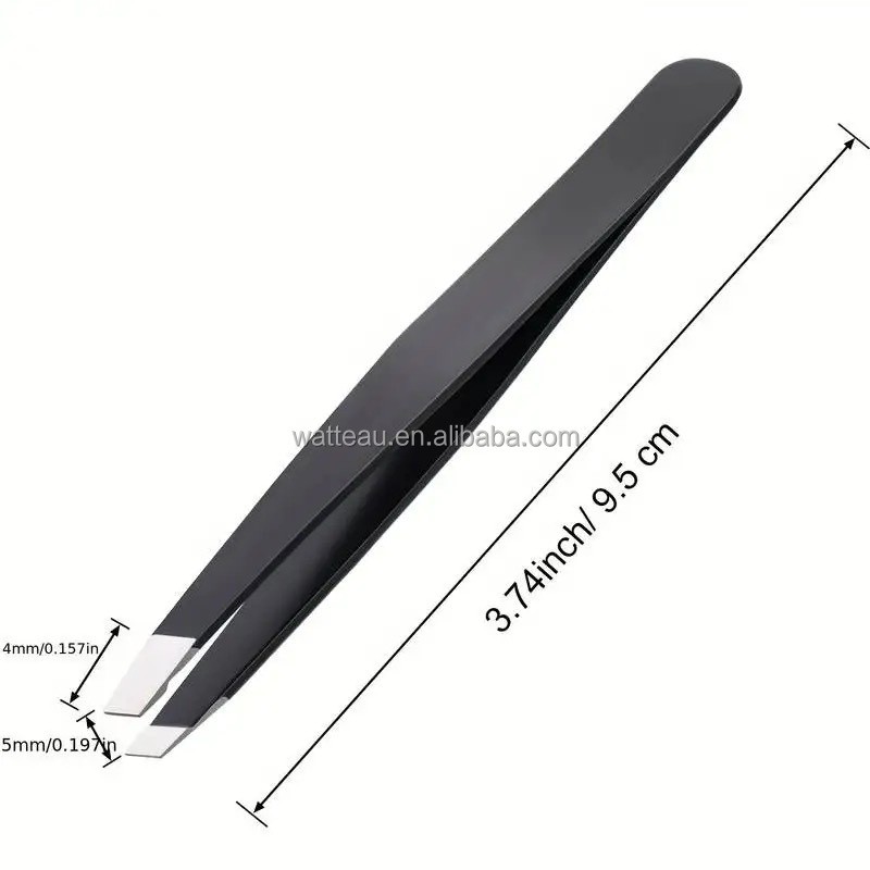 Eyebrow Tweezers Factory - Stainless Steel Anti-Acid Curved Straight