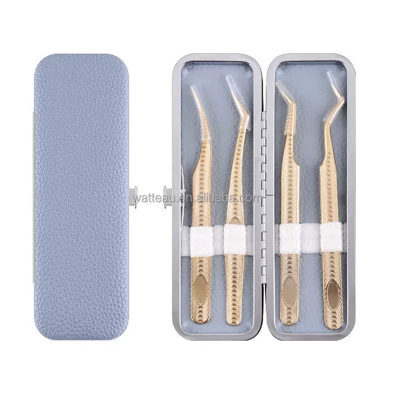 Lash Applicator Set Factory - Rose Gold Stainless Steel Tweezers