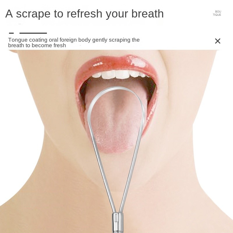 Tongue Cleaner Factory - Single-Handle Double-Sided Coating