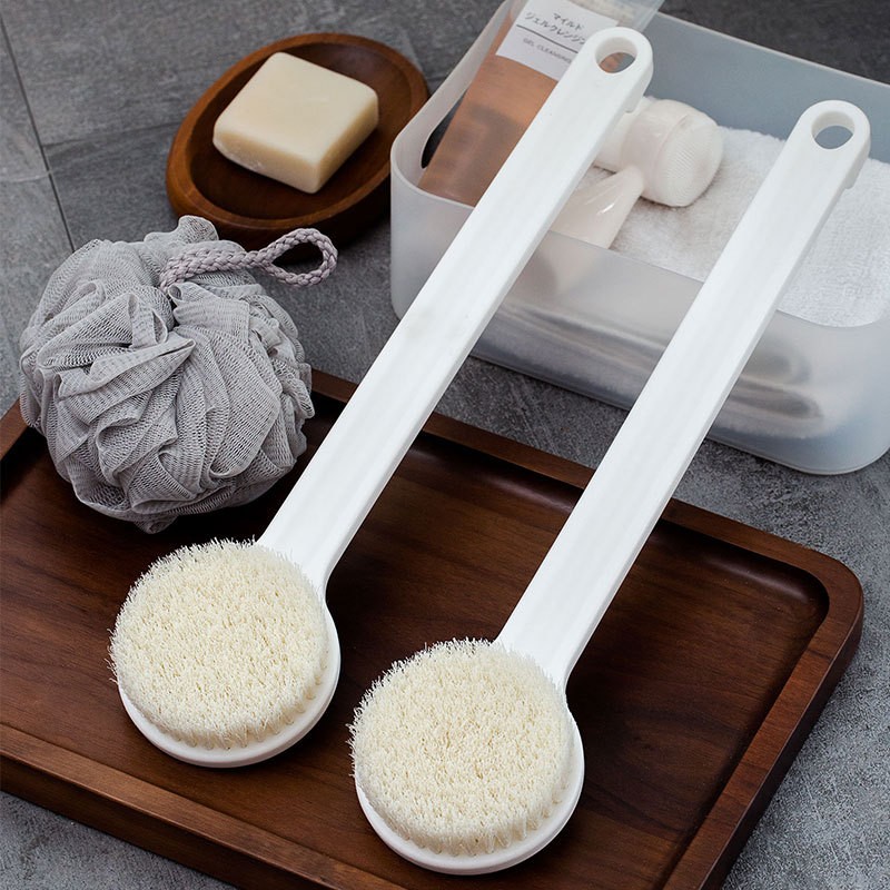 Bath Brush Manufacturer - Long-Handle Sisal Loofah Mesh Sponge