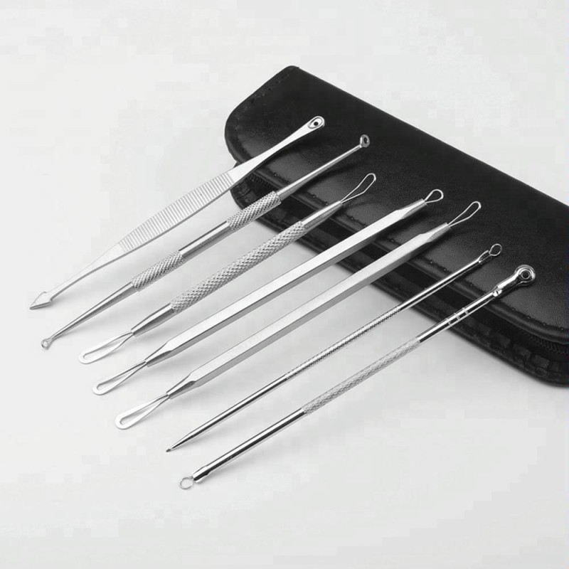 Acne Remover Kit Manufacturer - Surgical Stainless Steel 7pcs