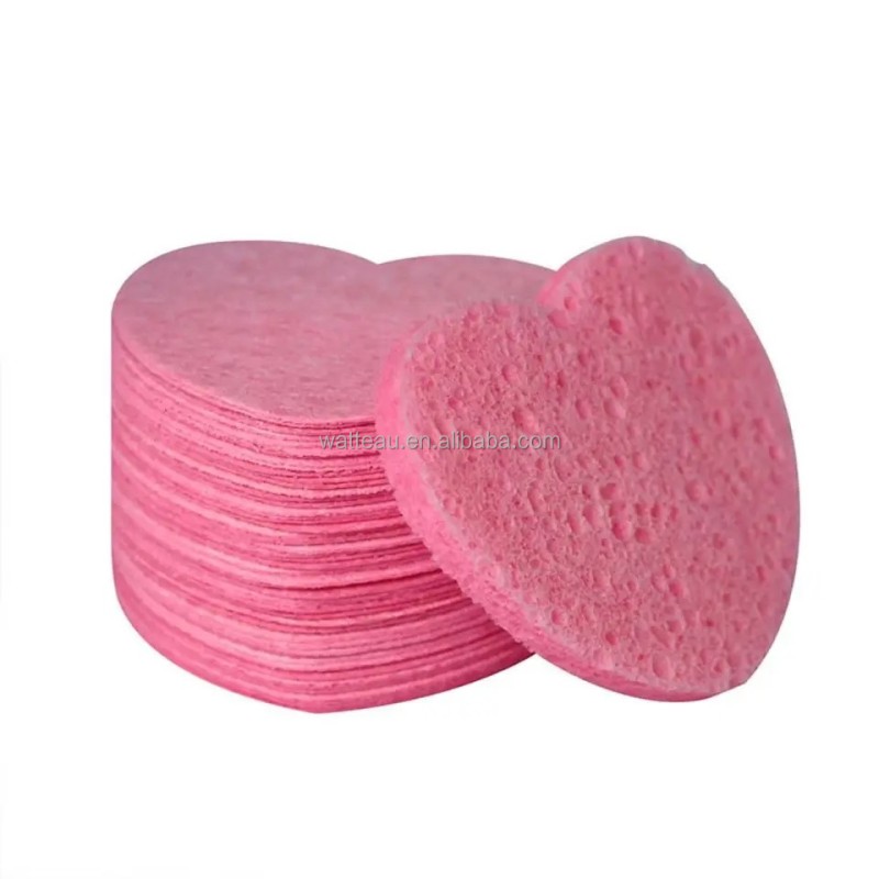 Makeup Sponge Factory - Heart-Shaped Cellulose Cotton Removal
