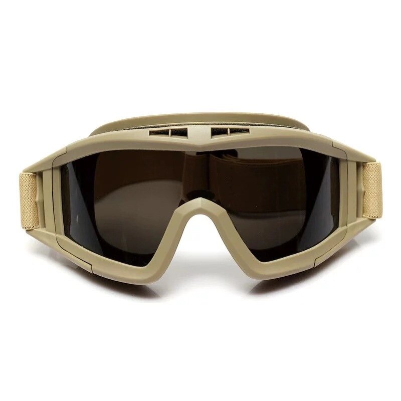 Tactical Goggles Factory - WANZHUO Anti Scratch Clear Anti UV Anti Fog Adjustable Windproof Vision